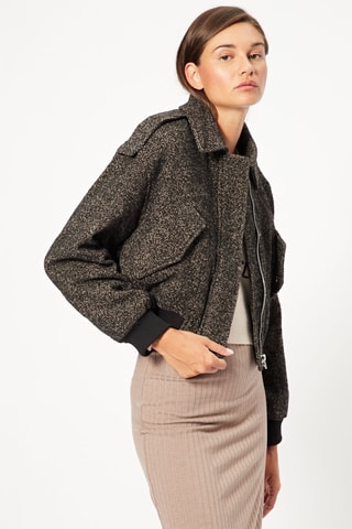 Chaqueta - Negro jaspeado