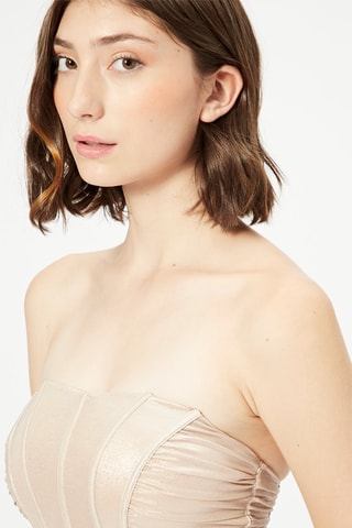 Crop top bustier - Beige