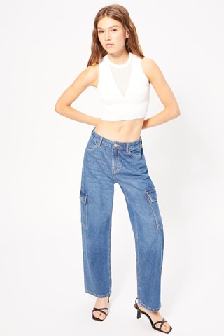 Crop top - Blanco