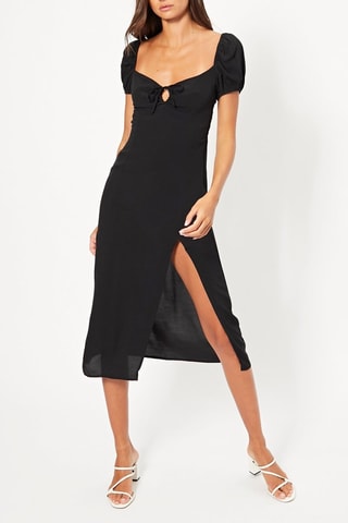 Vestido midi - Negro