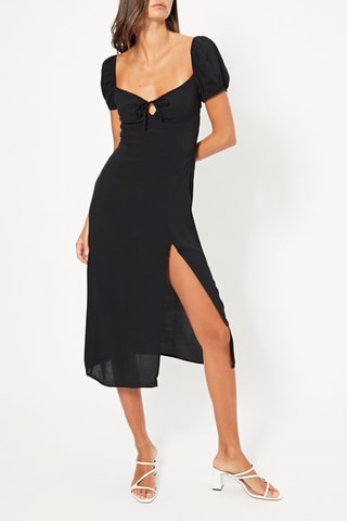 Vestido midi - Negro