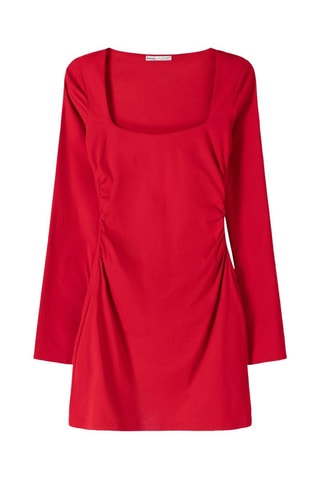 Vestido recto - Rojo