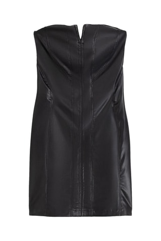 Vestido bustier - Negro