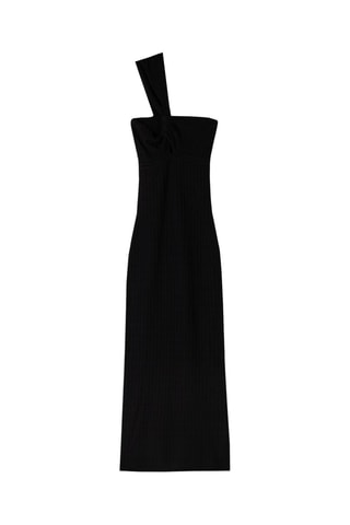 Vestido asimétrico - Negro
