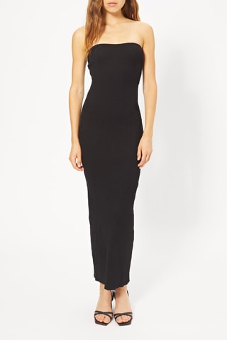 Vestido bustier - Negro