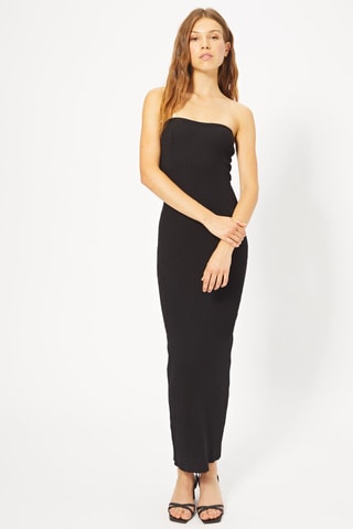 Vestido bustier - Negro