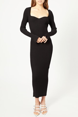 Vestido de tubo - Negro