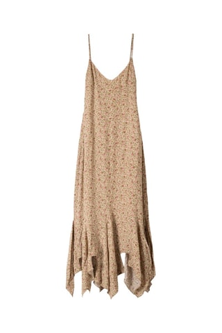 Vestido midi - Caqui