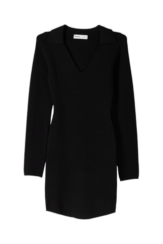 Vestido recto - Negro
