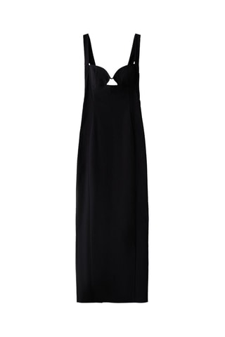 Vestido midi - Negro