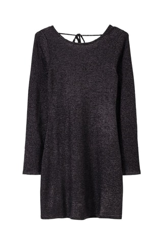Vestido de tubo - Negro jaspeado
