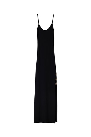 Vestido midi - Negro