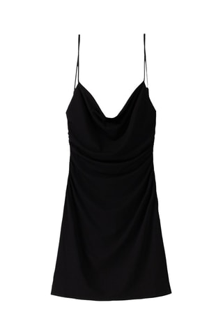 Vestido evasé - Negro