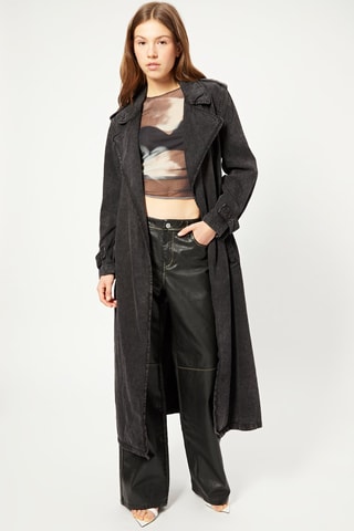 Gabardina - Negro