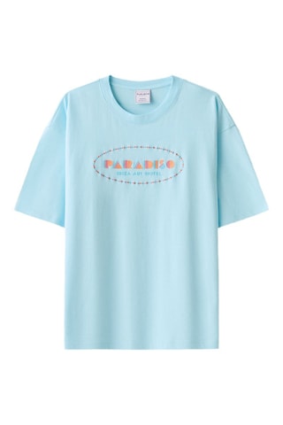 Camiseta - Azul claro