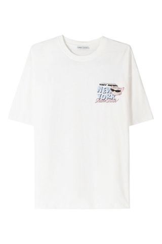 Camiseta oversize - Crudo