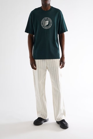 Camiseta relaxed - Verde oscuro