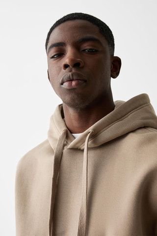 Sudadera con capucha - Beige