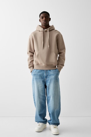 Sudadera con capucha - Beige