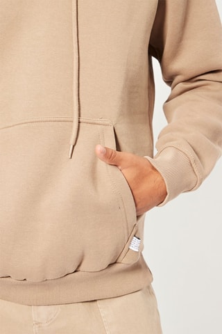 Sudadera con capucha - Beige