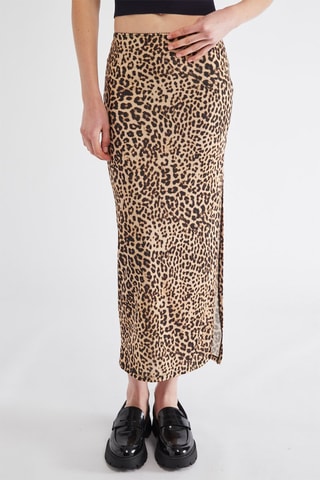 Falda larga - Beige