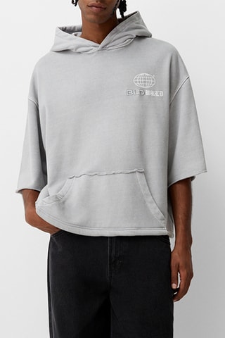 Sudadera con capucha - Gris claro