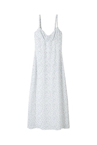 Vestido recto - Blanco