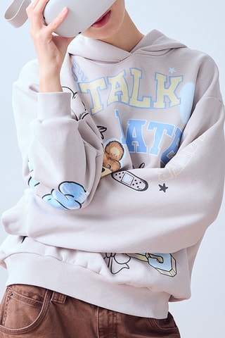 Sudadera con capucha - Rosa