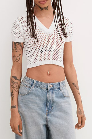 Crop top - Blanco