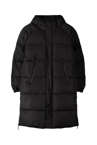 Anorak con capucha - Negro