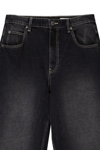 Bermudas vaqueras - Negro