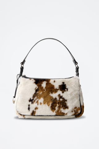 Bolso - Blanco y marrón claro