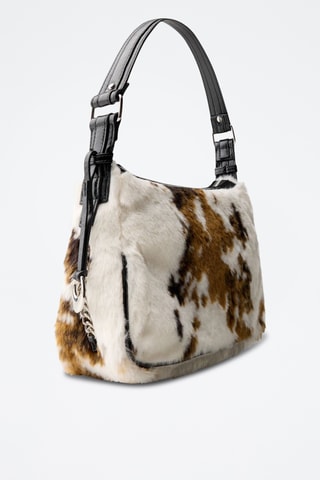 Bolso - Blanco y marrón claro