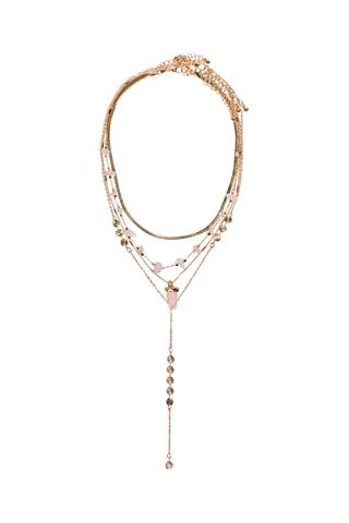 4 collares - Dorado