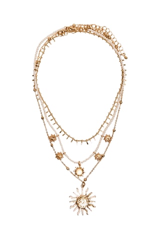 3 collares - Dorado