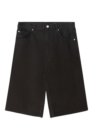 Bermudas vaqueras - Negro