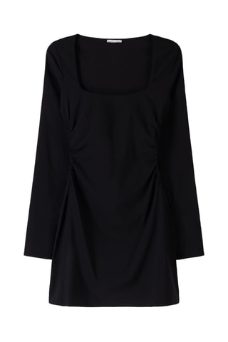 Vestido recto - Negro