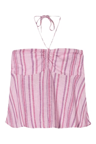 Top de lino - Rosa