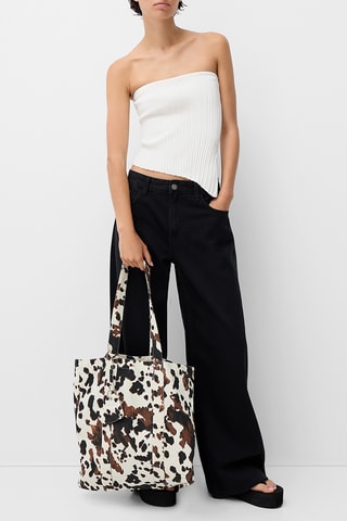 Tote bag - Crudo y negro
