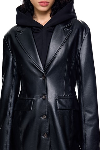 Chaqueta larga - Negro