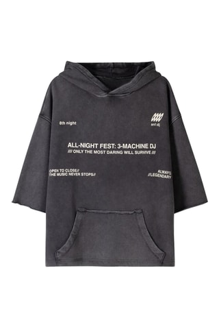 Sudadera con capucha - Gris oscuro