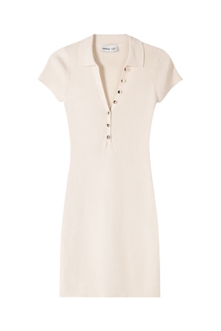 Vestido de tubo - Crudo