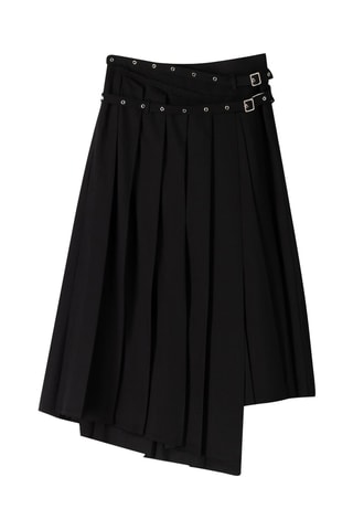 Falda cruzada - Negro
