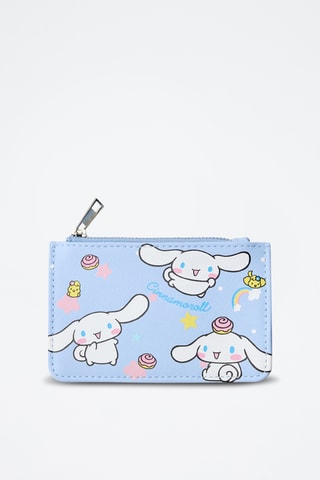 Tarjetero Cinnamoroll Hello Kitty Sanrio - Celeste