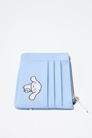 Tarjetero Cinnamoroll Hello Kitty Sanrio - Celeste