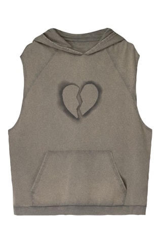 Camiseta con capucha - Gris