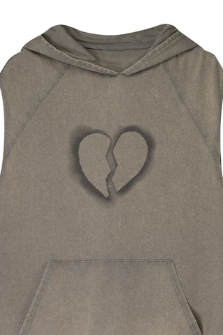 Camiseta con capucha - Gris