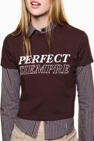 Camiseta - Marrón