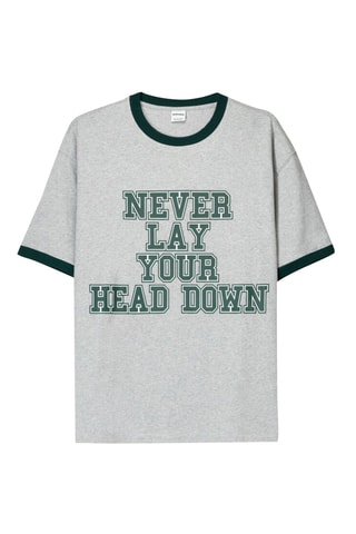 Camiseta - Gris claro jaspeado