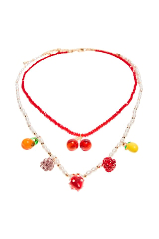 Collar - Rojo y blanco